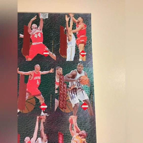 1996 Collectors Edge Rookie Rage Uncut Sheet! - Picture 4 of 12